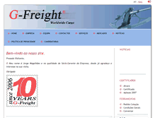 Tablet Screenshot of g-freight.com